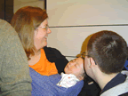 Jill Faye and Peter at the Airport